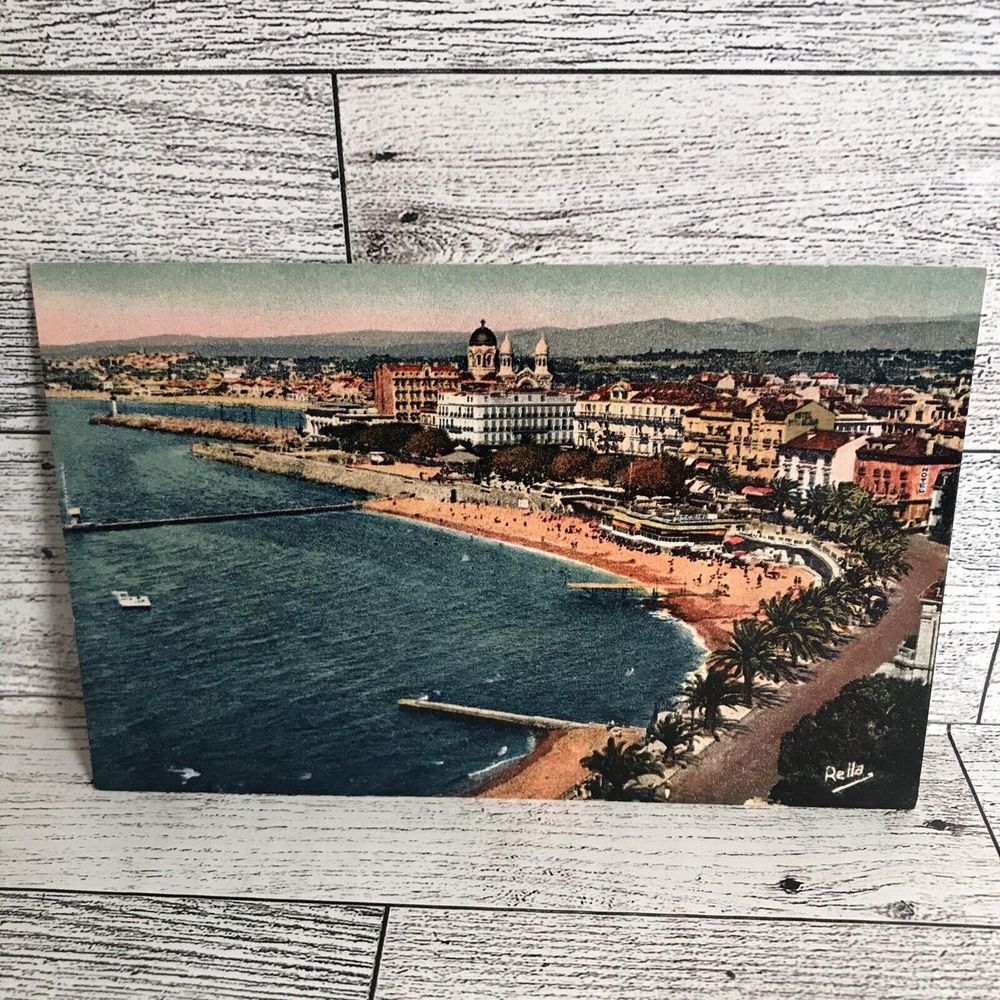 Vintage‎ La Cote D'Azur Saint Raphael Postcard Ephemera Memorabilia Souvenir